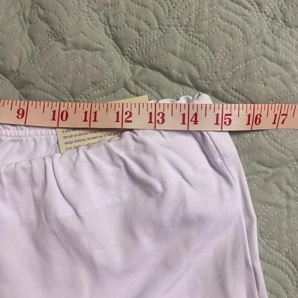 Soft Surroundings Pants White Pull On Straight Coastal Size Medium Tall 10 12 - Picture 3 of 7